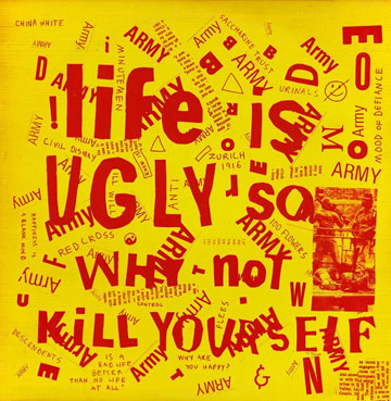 V/A "Life Is Ugly So Why Not Kill Yourself" LP Yellow Vinyl
